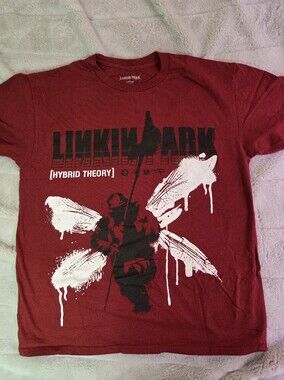 Hot Topic Red Linkin Park Hybrid Theory Graphic Tee